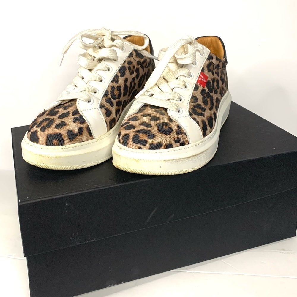 Veronica beard | daelyn leopard sneaker shoes - Picture 2 of 9